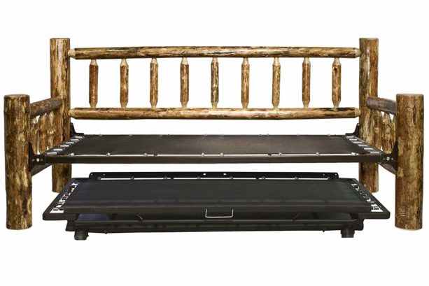 Montana Woodworks MWGCDBT Glacier Country Collection Day Pop Up Trundle Bed, Stain and Lacquer