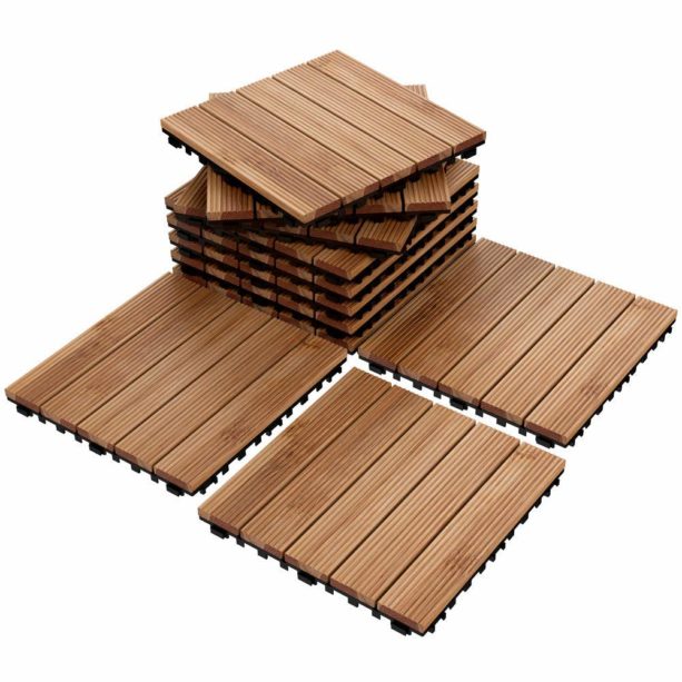 interlocking wood tiles for outdoor