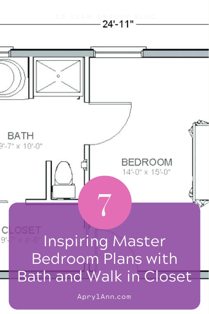 Master Bedroom Plans With Bath And Walk In Closet