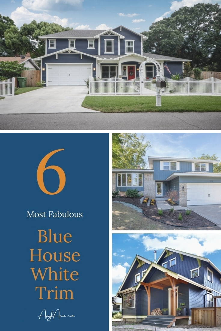 6 Best Blue House White Trim Combinations