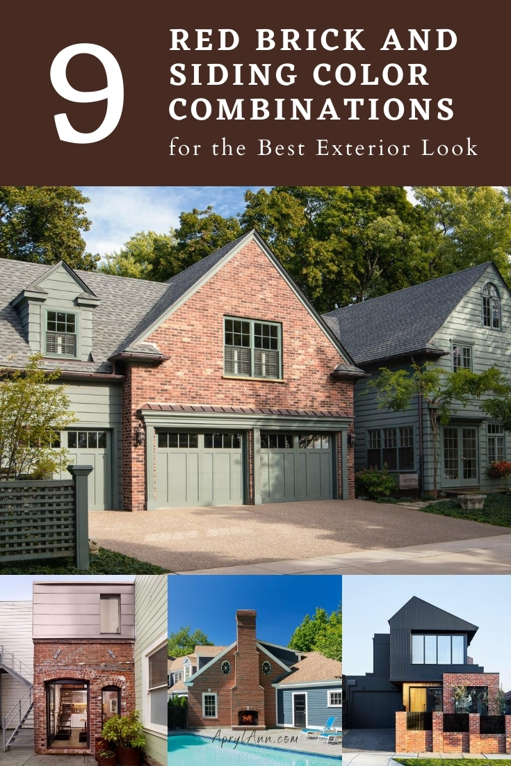 Red Brick And Siding Color Combinations