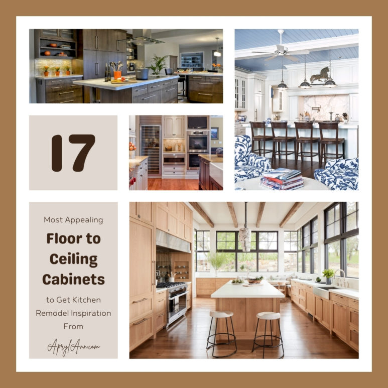 17 Most Appealing Floor To Ceiling Cabinets To Get Kitchen Remodel Inspiration From
