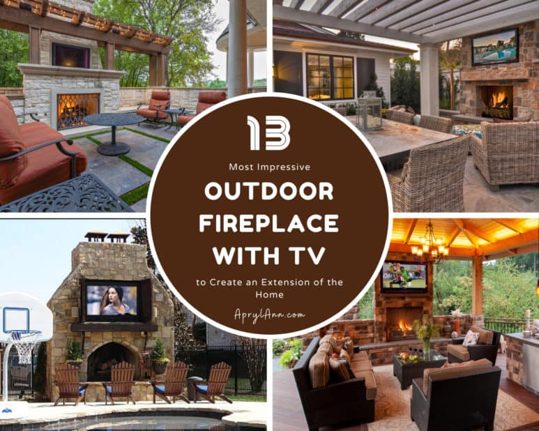 13 Most Impressive Outdoor Fireplace With TV 13 Most Impressive Outdoor Fireplace With TV
