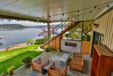 composite second story deck with under deck ceiling idea