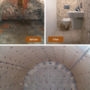 adding a bathroom to a damp barrel-vaulted basement of an old house