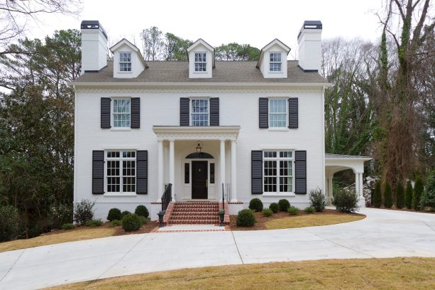 pratt & lambert - 2294 obsidian shutter color for a benjamin moore - white dove house