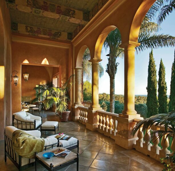 precast concrete pavers balcony flooring with a glossy finish