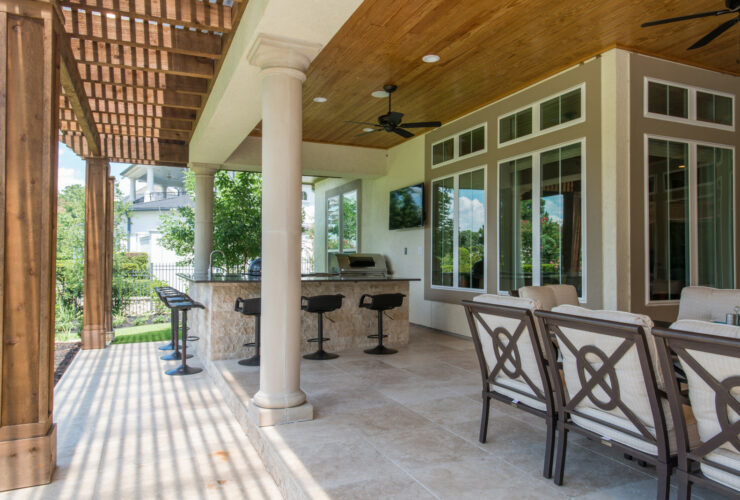 simple patio extension idea using concrete